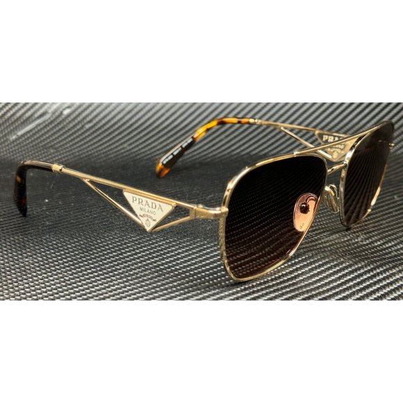 Prada Pale Gold Womens 59mm Sunglasses